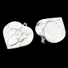 Natural Howlite Pendants GG-K002-04B-2