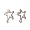 201 Stainless Steel Stud Earring Findings STAS-K241-08P-1