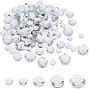 CHGCRAFT 170Pcs 5 Sizes Acrylic Rhinestone Cabochons GACR-CA0001-01-1