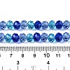 Transparent Glass Beads Strands GLAA-T023-09F-5