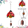 Glass Wind Chimes HJEW-WH0042-90B-6