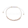 3Pcs Glass Braided Bead Bracelets BJEW-JB11418-3