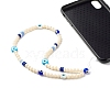 Plastic Beads Mobile Straps HJEW-JM00567-2