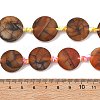 Natural Fire Crackle Agate Beads Strands G-A306-A01-01-5
