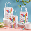 AHADERMAKER 20Pcs 2 Style Rectangle Foldable Creative Kraft Paper Gift Bag CARB-GA0001-11-5