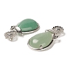 Natural Green Aventurine Pendants G-A031-02P-02-3