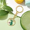 Alloy Enamel Pendant Keychain KEYC-JKC00622-05-2