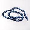 Electroplate Non-magnetic Synthetic Hematite Bead Strands G-F300-24C-F05-2