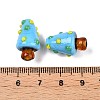 Handmade Lampwork Bumpy Beads LAMP-T022-02A-03-3