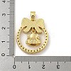 Christmas Brass Micro Pave Cubic Zirconia Pendant KK-H468-01C-02G-3