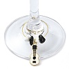 Music Theme Alloy Wine Glass Charms AJEW-JO00245-3