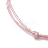 Waxed Polyester Braided Bead Bracelets BJEW-JB11102-5