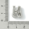 Rack Plating Brass Clear Cubic Zirconia Pendants KK-S378-01P-N-3