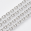 Tarnish Resistant 304 Stainless Steel Cable Chains STAS-R100-22-4