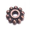 Gear Tibetan Style Alloy Spacer Beads RAB145-NF-1