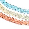 Transparent Painted Glass Beads Strands LS-DGLA-A034-T4mm-A13-4