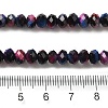 Natural Rainbow Tiger Eye Beads Strands G-NH0002-D02-02-5