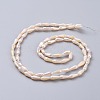 Electroplated Opaque Glass Beads Strands EGLA-L015-FR-B10-3