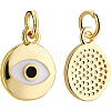 Brass Enamel Charms KK-BC0004-59-1