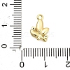 Brass Micro Pave Cubic Zirconia Charms ZIRC-F143-01G-3