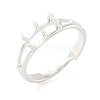 Adjustable Brass Finger Ring Trays for Hanging Pendant KK-K414-03C-S-1
