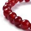 Dyed Natural Jade Beads Stretch Bracelets BJEW-J183-B-01-2