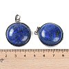 Dyed Natural Lapis Lazuli Tree of Life with Owl Pendants G-L524-15AS-05-3