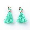 Polycotton(Polyester Cotton) Tassel Pendant Decorations OCOR-S102-30-2