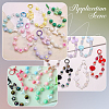 150Pcs Opaque & Transparent Acrylic Beads MACR-SP0002-18C-7