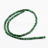 Natural Howlite and Synthetic Malachite Beads Strands G-F320-02-2