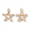 Alloy Crystal Rhinestone Pendants ALRI-K049-08G-2