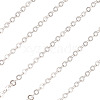 Brass Coated Iron Flat Cable Chains CH-TAC0007-01S-12