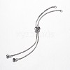 Brass Chain Bracelet Making KK-G290-09P-1