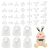 Olycraft 78Pcs 8 Styles Plastic Doll Joints KY-OC0001-38-1