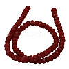 Natural White Jade Gemstone Beads Strands G-JBS044-6x4mm-M-3