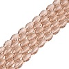 Transparent Glass Beads Strands GLAA-N071-01A-A06-1