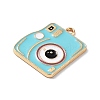 Alloy Enamel Pendants ENAM-K072-02KCG-02-2