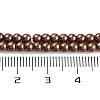 Synthetic Magnetic Hematite Beads Strands G-P545-K01-01D-4