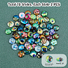 Flatback Glass Cabochons for DIY Projects GGLA-S047-04B-A12mm-5