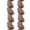 Painted Glass Beads Strands GLAA-Z021-08E-1