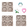 Boutigem 3Pcs 3 Style Silicone Molds DIY-BG0001-19-7