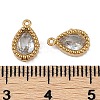 Ion Plating(IP) 304 Stainless Steel Micro Pave Cubic Zirconia Charms STAS-K256-20G-09-3