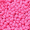 6/0 Opaque Baking Paint Glass Seed Beads SEED-M012-02A-22-3