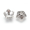 Tibetan Style Bead Caps TIBEB-A24621-AS-LF-2