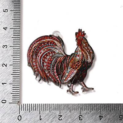 Acrylic Pendants OACR-O007-02B-1
