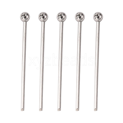 Tarnish Resistant 304 Stainless Steel Ball Head pins STAS-N017-02-20mm-1
