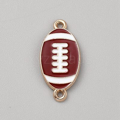 Zinc Alloy Enamel Sport Connector Charms FIND-CJC0437-009A-08-1