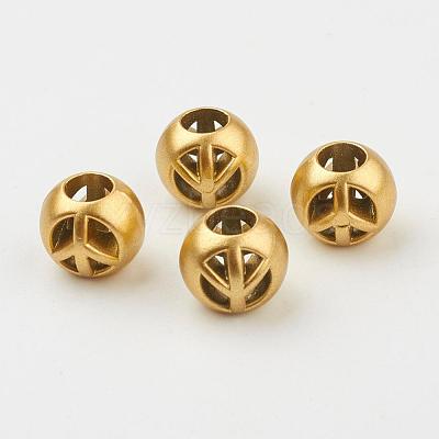 CCB Plastic European Beads CCB-P003-02AG-1