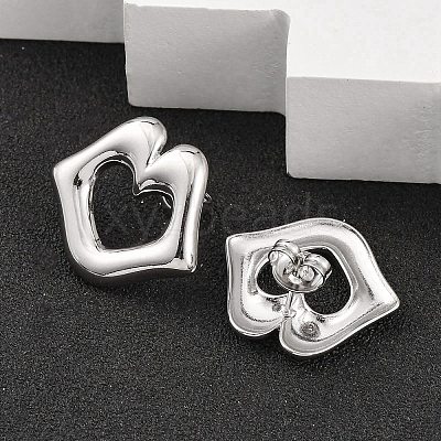 304 Stainless Steel Stud Earrings EJEW-K268-11P-1