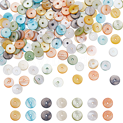 200Pcs Freshwater Shell Beads BSHE-SC0001-11-1
